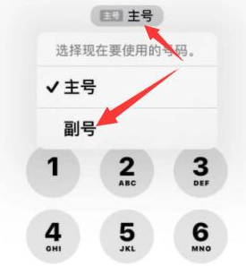 梅列苹果14维修店分享iPhone 14 Pro Max使用副卡打电话的方法 