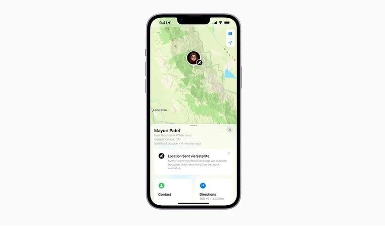 梅列苹果14维修分享iPhone14系列中 FindMy功能通过卫星分享位置方法教程 