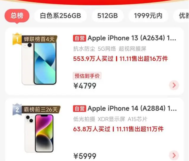梅列苹果14维修分享iPhone14配置不如同价位的安卓还能大卖 