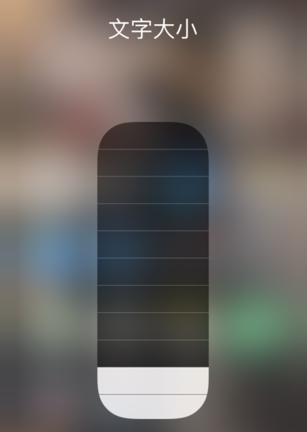 梅列苹果手机维修分享小技巧：在 iPhone 控制中心快速调节字体大小 
