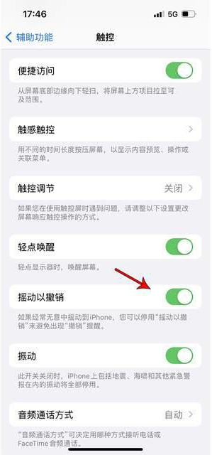 梅列苹果手机维修分享iPhone手机如何设置摇一摇删除文字 
